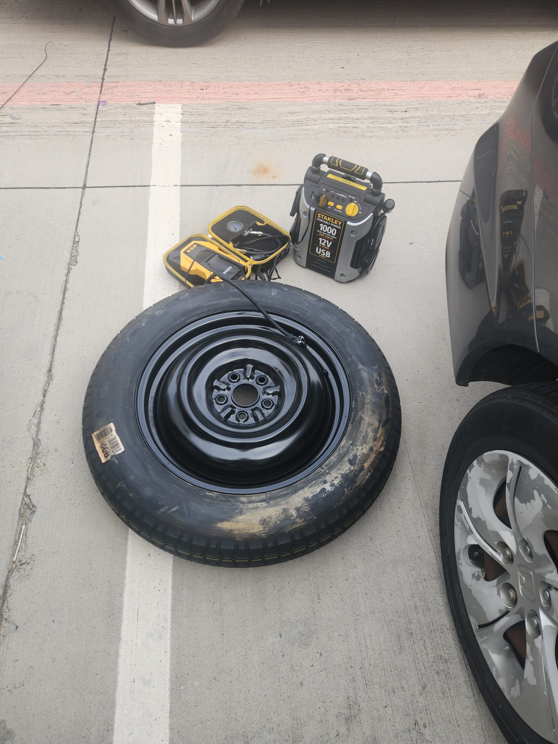flat tire repair the woodlands